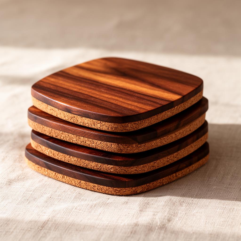 Jarrah Coaster Set